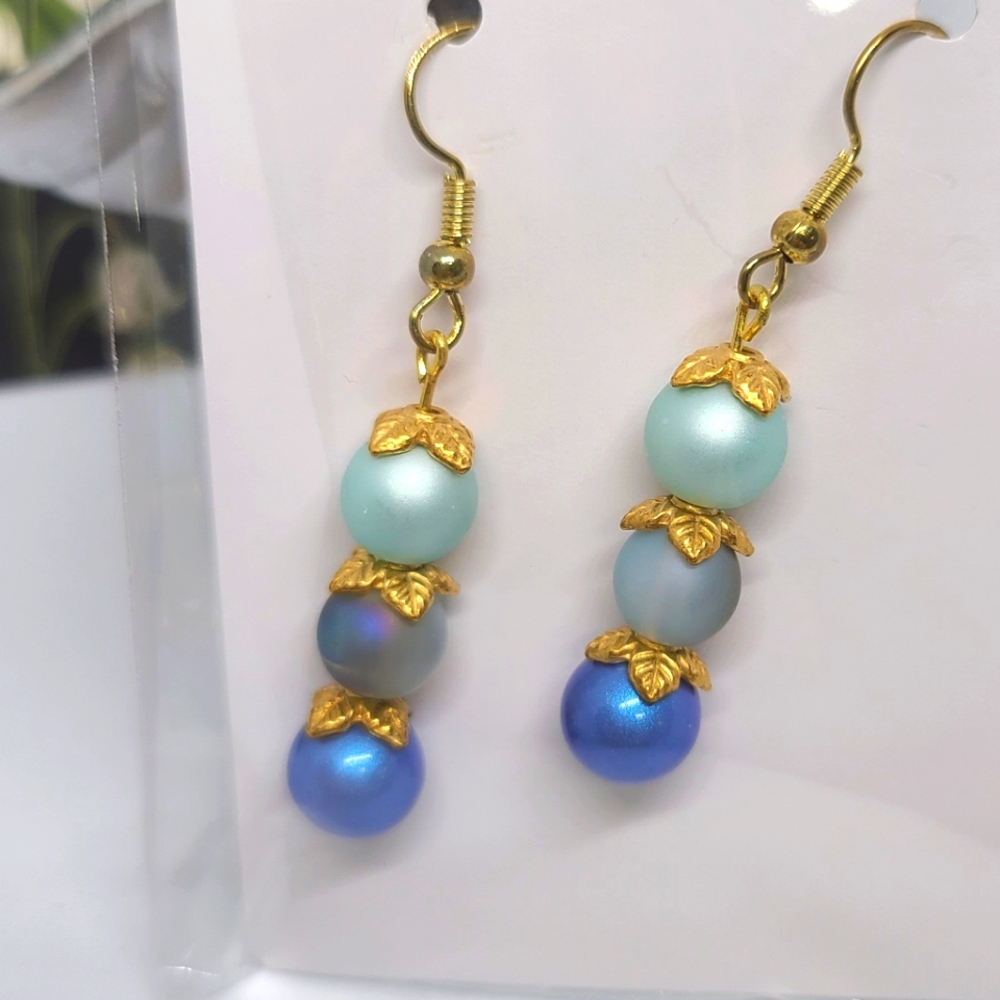 🆕️ Ombre Blue Earrings A1